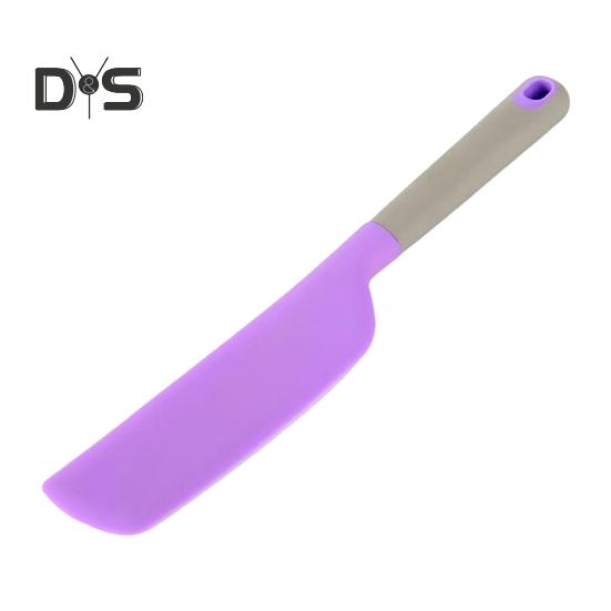 

Силиконовый скребок, лопатка для выпечки, миксер для сливок, блендер для масла, мешалка для салата, многофункциональный кухонный инструмент для домашней выпечки фиолетовый