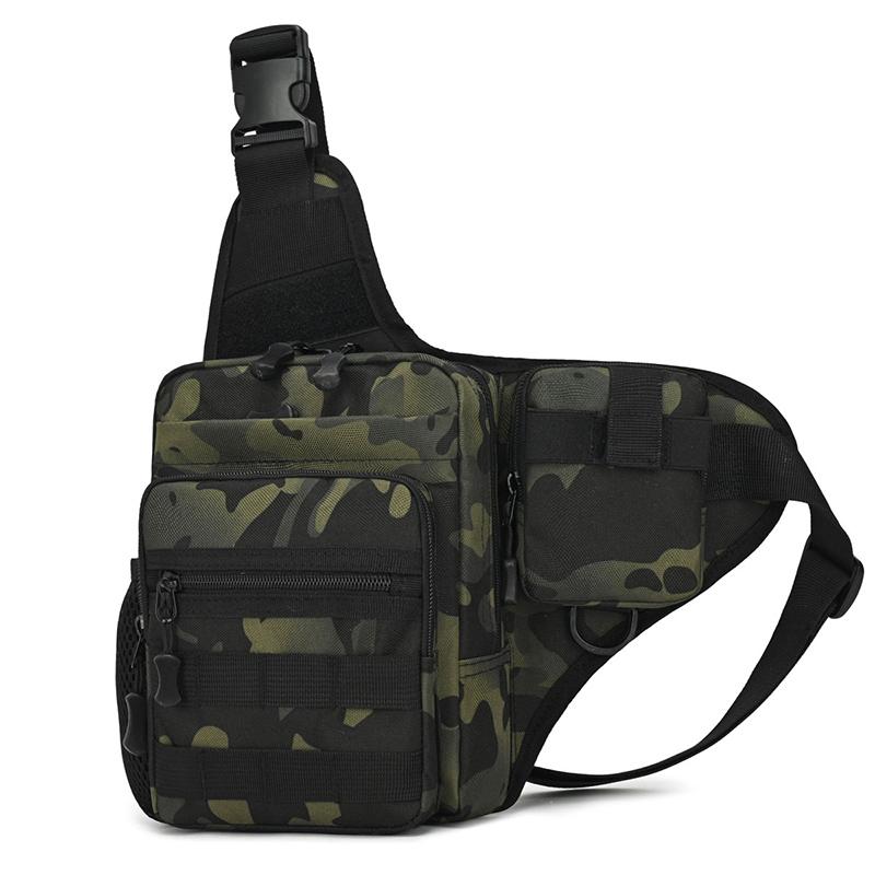 Camping Climbing Bag Chest Pouch For Men Cycling Hiking Travel Outdoor Sport Tactical Crossbody Molle Fishing Waist Fanny Pack