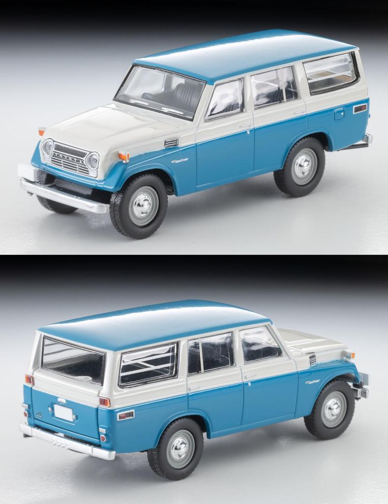 Tomytec Tomica Limited Vintage LV-104d Toyota Land Cruiser FJ56V WhiteBlue Finished Model 333265