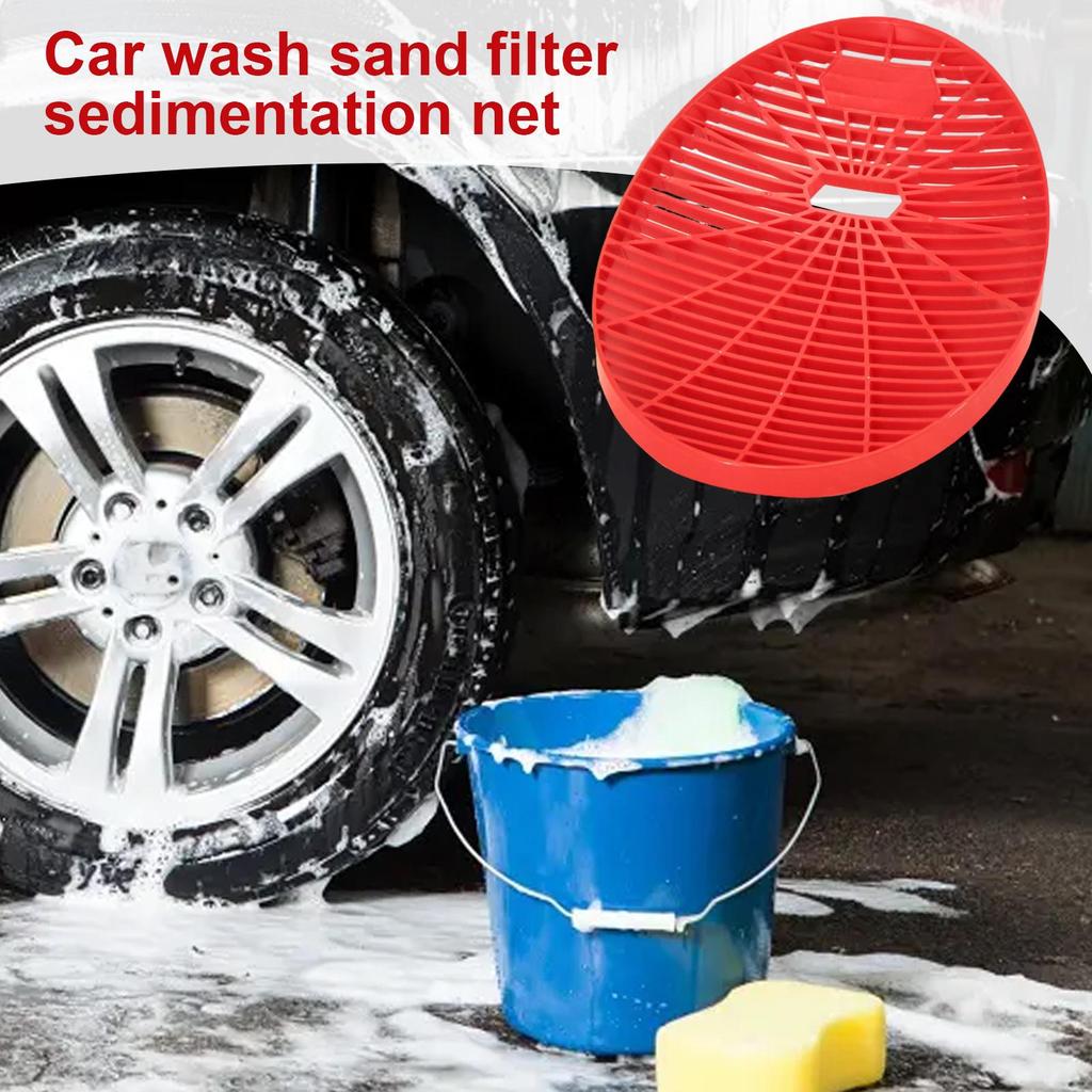 Car Wash Bucket Dirt Trap Bucket Dirt Trap Catcher Cleaner Net Accessories For Automotive Washing Detailing Spot Removal