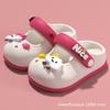 Children's Closed-toe Sandals for Summer, Cartoon Style for Boys and Girls, Non-slip Soft-soled Beach Shoes, Cute Baby Clogs