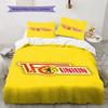 Union Helden Bettwäsche Tagesdecke Set Tagesdecke Bezug Kissenbezug Heimdekoration Geburtstagsgeschenk (1 Bettbezug + 2 Kissenbezüge, ohne Füllung)