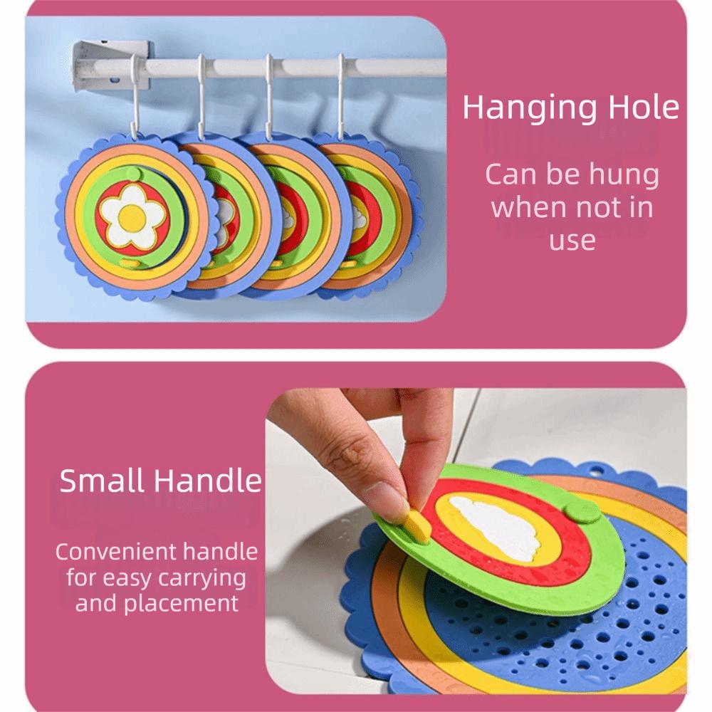 Cartoon Bathroom Drain Stopper Thickened Sink Strainer Cute Shower Suction Cup Bathroom