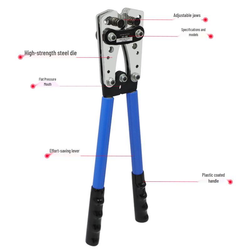HX-50B Crimping & Wire Stripping Tool for Copper/Aluminum Cables 6-50mm²