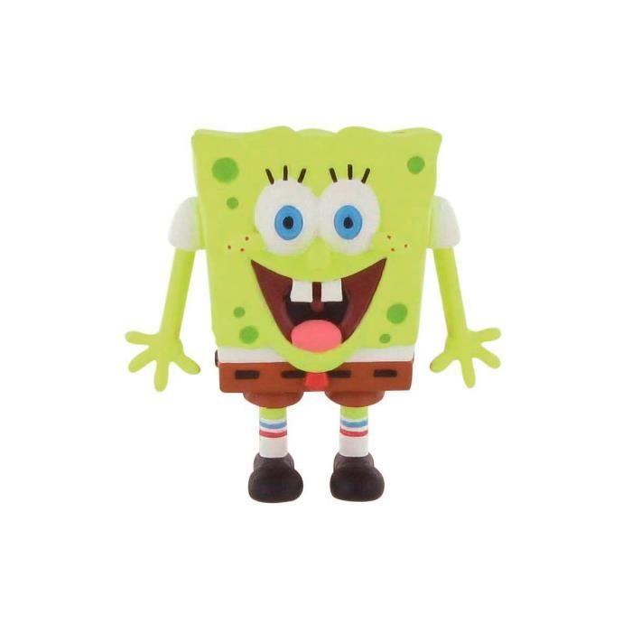 Figurine - COMANSI - Bob l'éponge - SpongeBob smile - Jaune - 7 cm