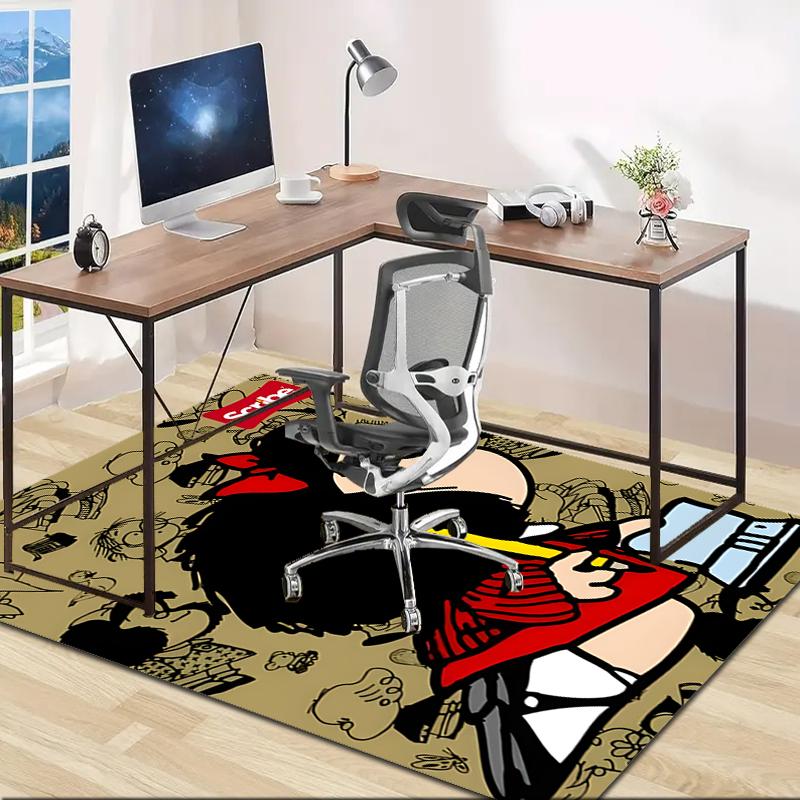 1pc Mafalda2 Design Area Rug - Non-Slip, Soft & Cozy Floor Mat for Living Room, Bedroom, Office - Indoor/Outdoor Decorative Carpet