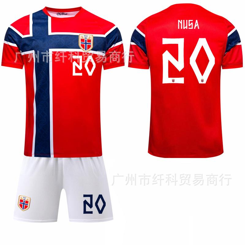 2026 Meijiamo No. 9 Harland Football Jersey 10 Erdgaard Norway Home World Cup New Red Jersey