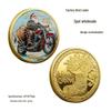 Christmas Santa Claus Commemorative Coin - Holiday Gift and Lucky Medal