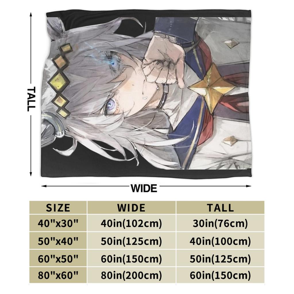 Uma Musume Cinderella Gray - Oguri Cap Blanket Cover Flannel Throw Blanket Bedroom Sofa Printed Soft Warm Bedsprea