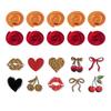 Paper Swirls Hanging Decoration, 10-Piece Fruit and Animal Print Set Requiring No Drilling or Extra Installation Tools for Temporary Displays