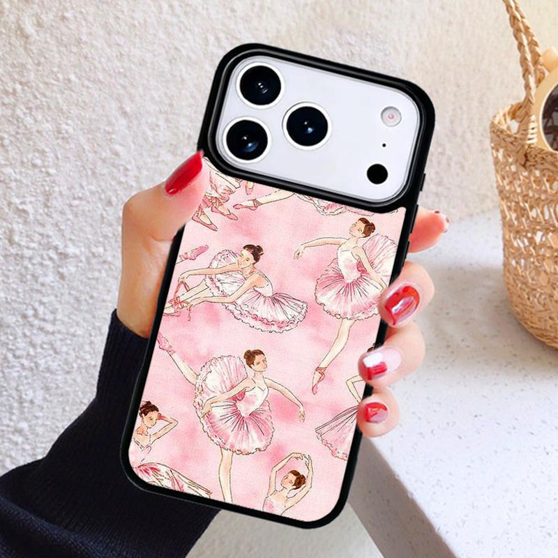 Ballerina Dance Ballet Girl Phone Case For iPhone 17 Air 16 15 14 13 12 11 Pro Max Plus
