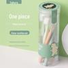 "Sakura Family Pack: Soft Bristle Wide-Head Toothbrush for Unisex Gum Protection"