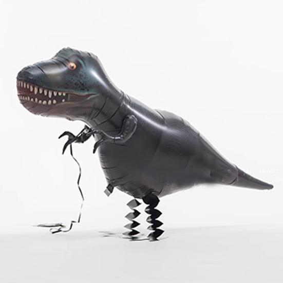 Ballon jouet anti-fuite réutilisable auto-scellé réaliste debout enfants jouant sans odeur animaux marchant ballon en aluminium jouet pour enfants