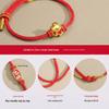 Handmade Eight-Strand Woven Red Rope Bracelet for Beading - Ethnic Style Birth Year Charm