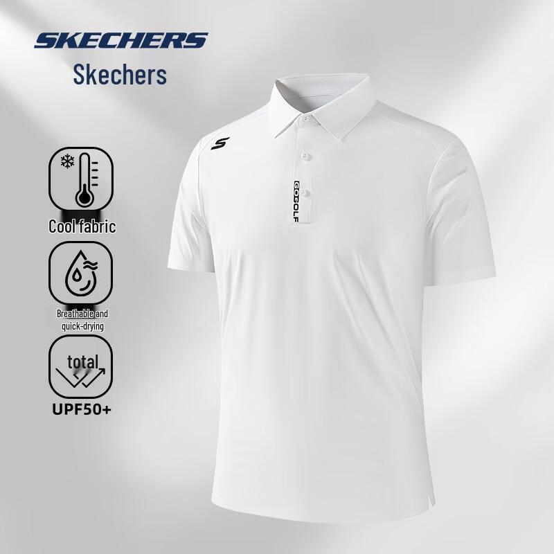 

Skechers Men s Cooling Sun Protection Quick-Dry Polo Shirt XL