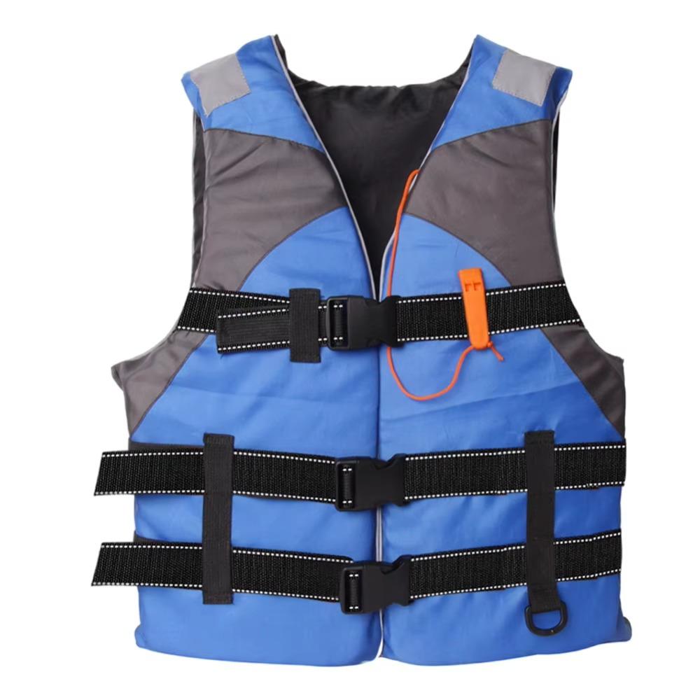 Easily Adjustable Adults Life Jacket Safety Straps Aid Safety Jacket Water Sport Vest Lifesaving