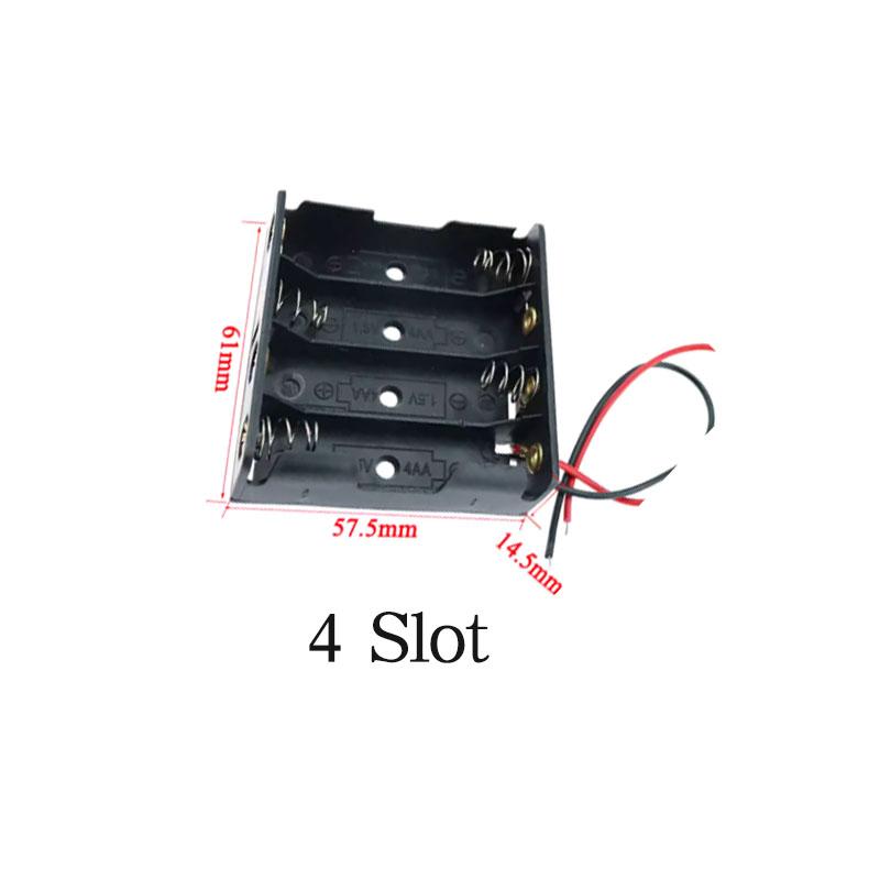 Number 5 Battery Box With Lid Switch Soldering Pin DIY Experiment Handmade Technology Model Toy Making Accessories