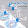 Portable Multi-size Circular Badge Cutter: Simple and Efficient Plastic Paper Cutting Tool