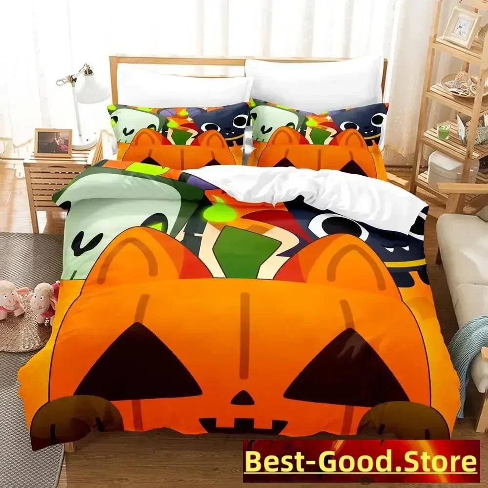 Game Pet Simulator X Bedding Set Single Twin Full Queen King Size Bed Set Adult Kid Bedroom Duvetcover Sets Parure De Lit Bed