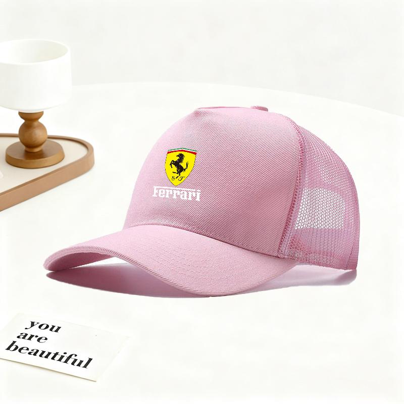 Car Logo Leisure Outdoor Sports Baseball Cap Men Women Sun Protection Hat for Ferrari SF90 Stradale SF90Spider 296 GTB 296 GTS