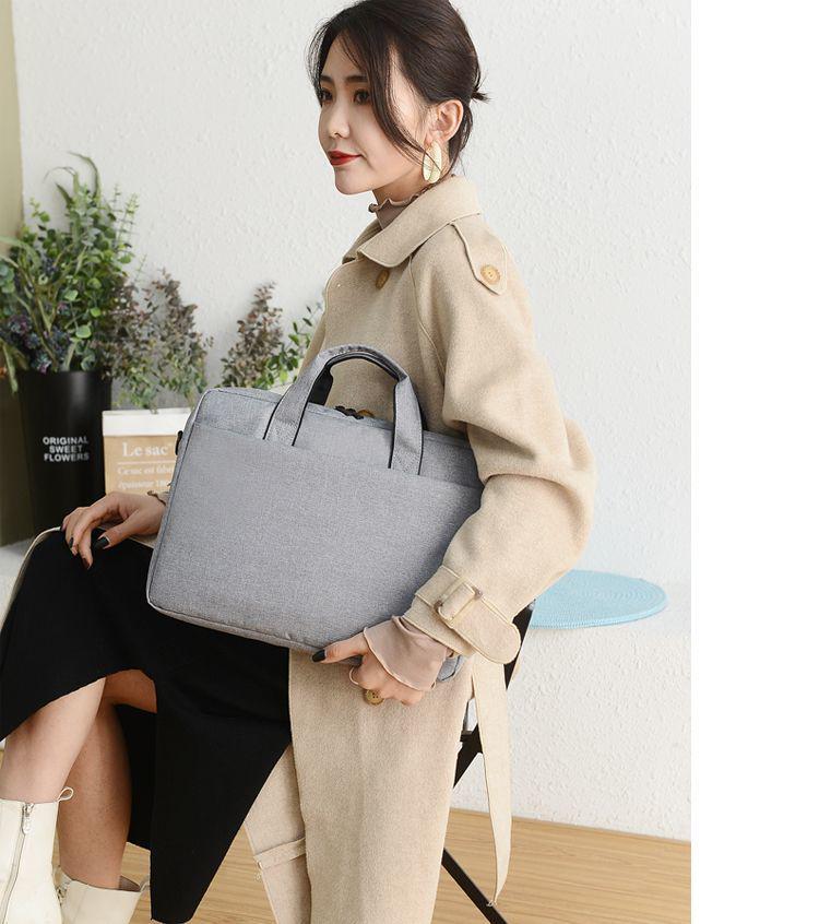 16-Inch Handheld Laptop Bag for Apple, Huawei, Lenovo, Xiaomi, Dell – Airbag Design for Men and Women