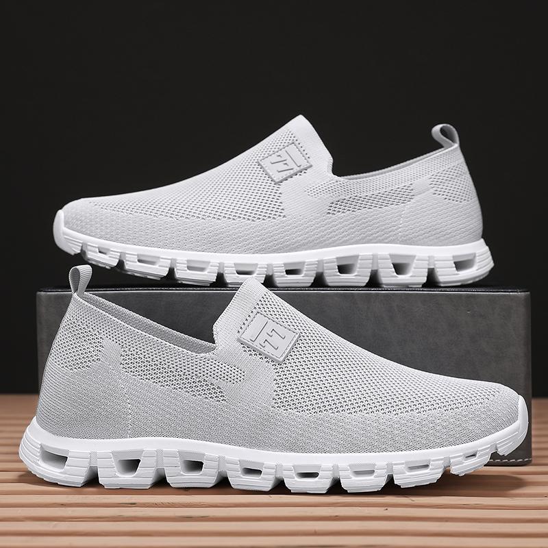 Fashion Sneakers Men's Mesh Casual Shoes Men Athletic Lightweight Breathable Dress Shoes Men Comfortable Walking Oxford Shoes Trainers
