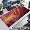 Custom Name Text Mouse Pad AS Roma FC Personalized Desk Pad For Work And Gaming