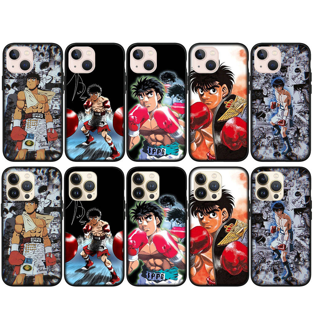 For iPhone 16 15 Xiaomi Redmi Note 13 12 11 Pro Max X 9 14 XR Samsung Galaxy A16 S24 S23 Plus A06 Huawei OPPO Cartoon Hajime No Ippo Anime Phone Case