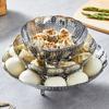 Stainless Steel Folding Dish Steam Expandable Multi-Function Steamer Rack Lotus Leaf Shape Meat Steaming Tray Kitchen Tools
