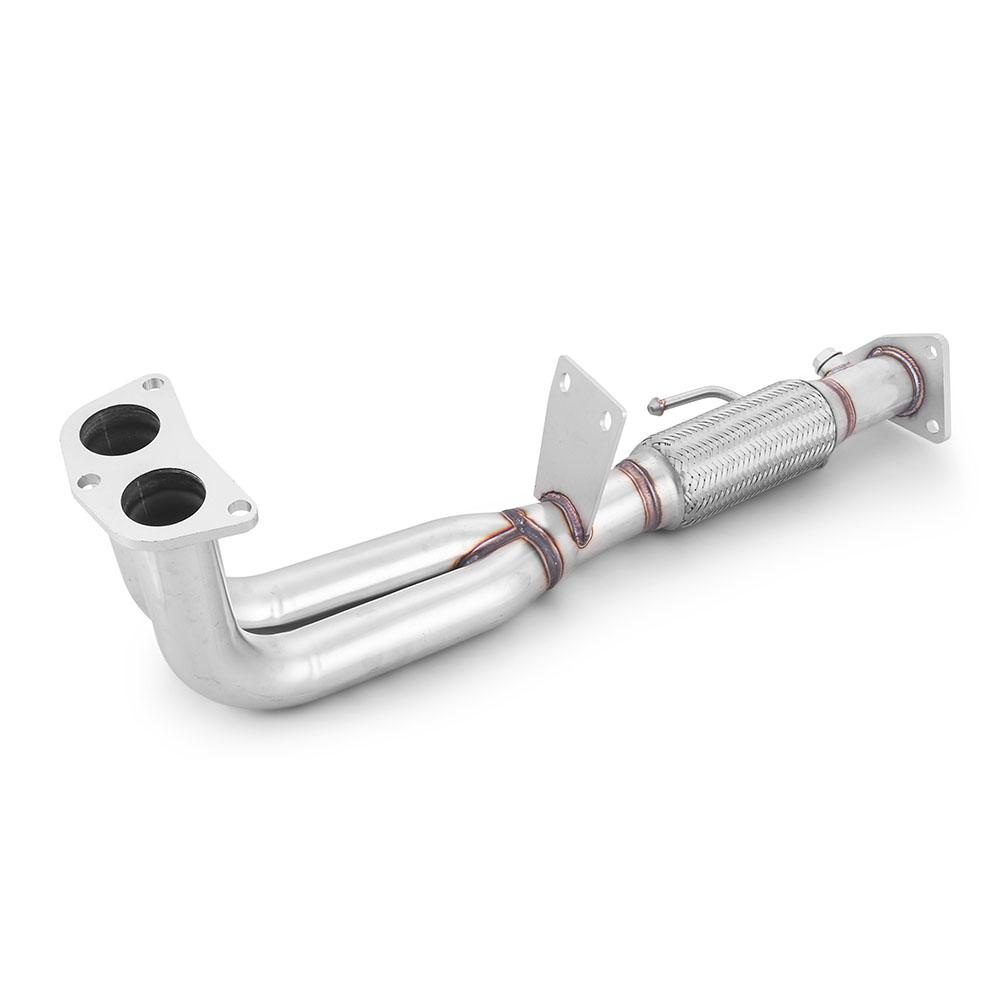 Silver Exhaust Manifold Header Stainless Steel For Honda Prelude Non-SH Models 1997-2001