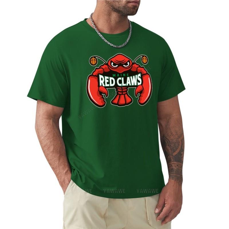 

summer man black tshirts The Maine Red Claws TShirt cute tops graphic t shirts custom t shirt Short sleeve tee men 4XL