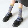 European Retro Court Style Women'S Socks Autumn And Winter Silver Onion Bubble Socks Japanese Cotton Literary Pile Socks