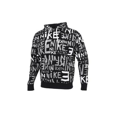 Nike Hanorac Sport Fleece cu Imprimeu Graffiti pentru Bărbați Topuri Negru DA0062-010