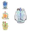 Milk Unique Pearl Tea Cup Design Brooch Cute Animal And Geometric Style Enamel Pin For Genders All