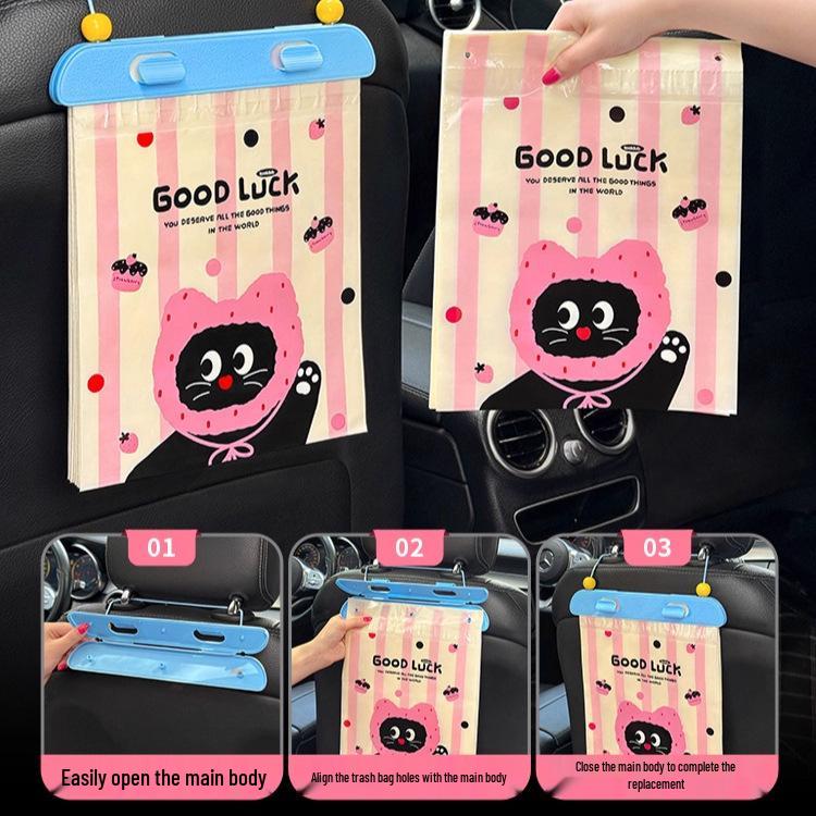 **Portable Hanging Car Trash Bag**