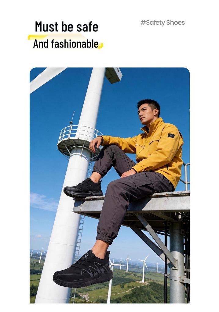 Men's 10KV Insulated Electrician Shoes, Anti-Smash & Puncture, European Standard, Fiberglass Toe, High Voltage Protection.