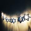 1.65m Eid Mubarak Decorative Lamp String Chanukah Hanukkah Candlestick Pentagram LED Lamp Ramadan Festival Party Decorations