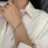 Luxurious Exquisite Diamond-set Bracelet Necklace Set For Fashionable Zircon For Women To Wear During Summer Travel