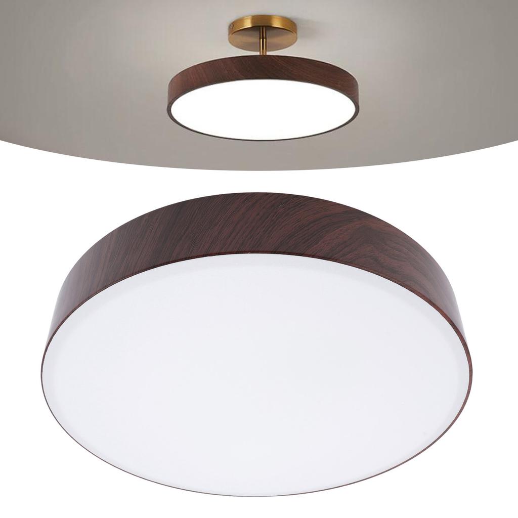 Modern LED Ceiling Light Minimalist Round Ceiling Lamp Fixture with Remote 3 Color Temperature Stepless Dimming for Living Room Bedroom Laundry Room
