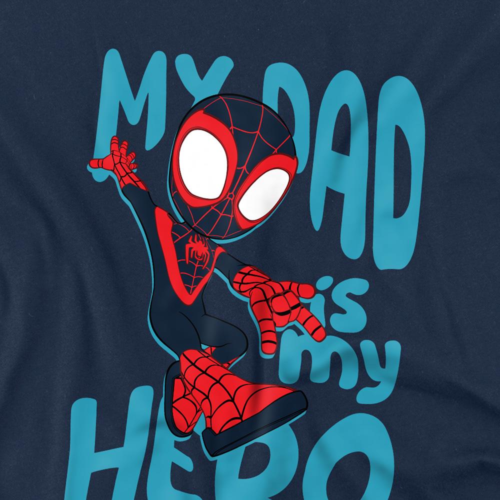 Spidey und seine erstaunlichen Freunde Kinder/Kinder Papa Held Miles Morales T-Shirt