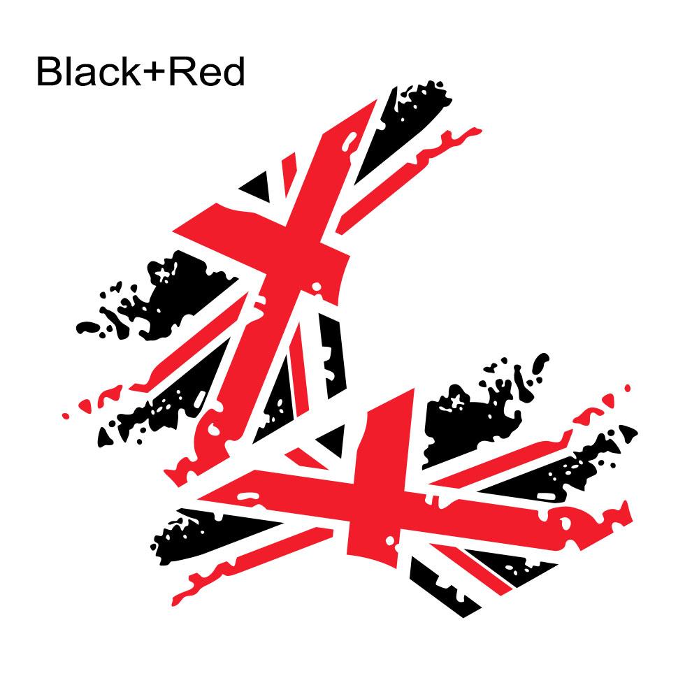 

2PCS Union Jack Car Door Side Stickers Auto Body Stripe Vinyl Decals Decoration For MINI Cooper JCW Countryman R60 R55 R56 F55