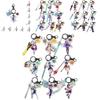 Genshin Impact Porte-clés Figurine Pendentif Ornement Cadeau d'Anniversaire Acrylique