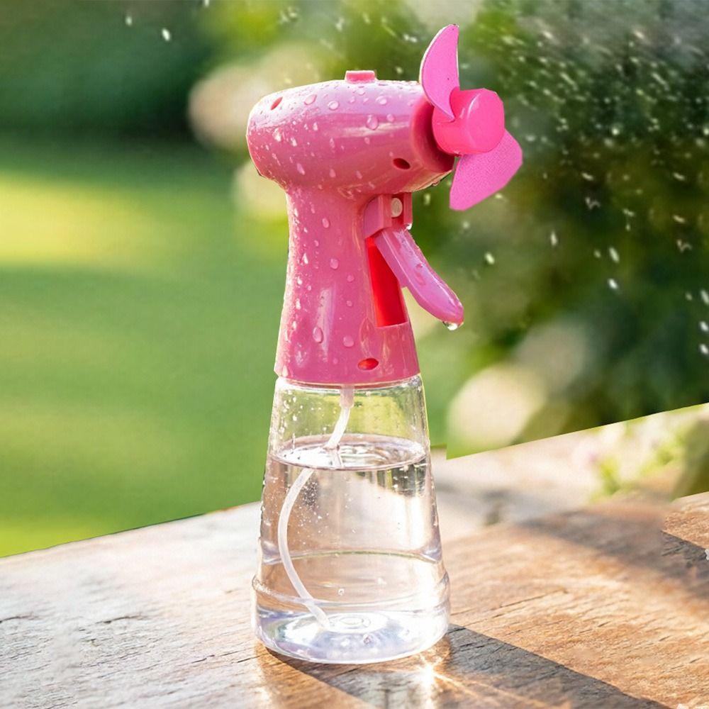 Battery Operated Handheld Misting Fan Water Spray Portable Mist Fan Water Spray Fan Beach Camping