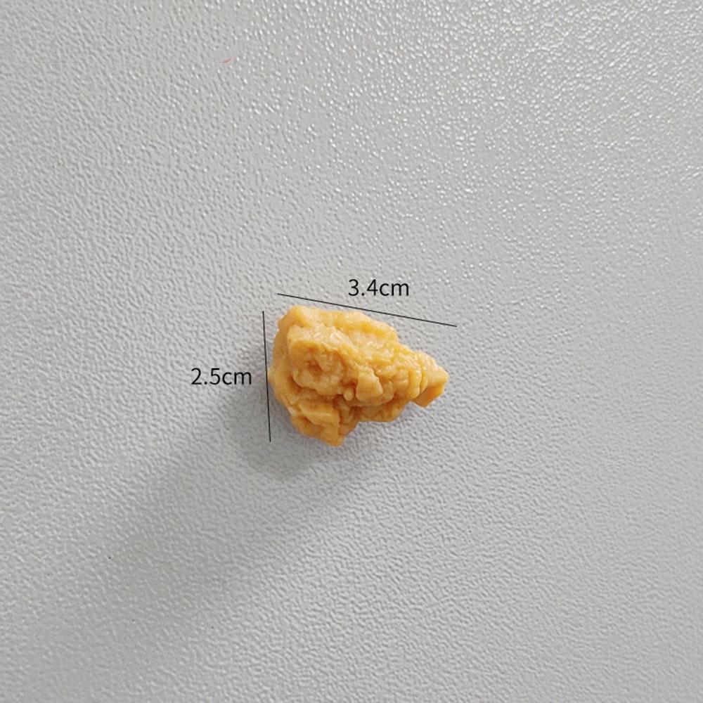 Three-Dimensional Design Simulation Food Chicken Legs And Wings Personality Home Decor Fridge Magnet Refrigerator Decoration