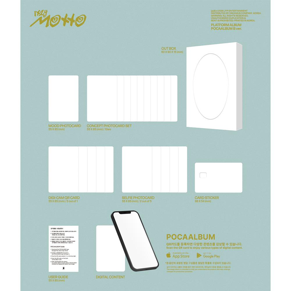 [Pre-Order] ITZY Motto Kpop Album Photocard Official POCA Set Version
