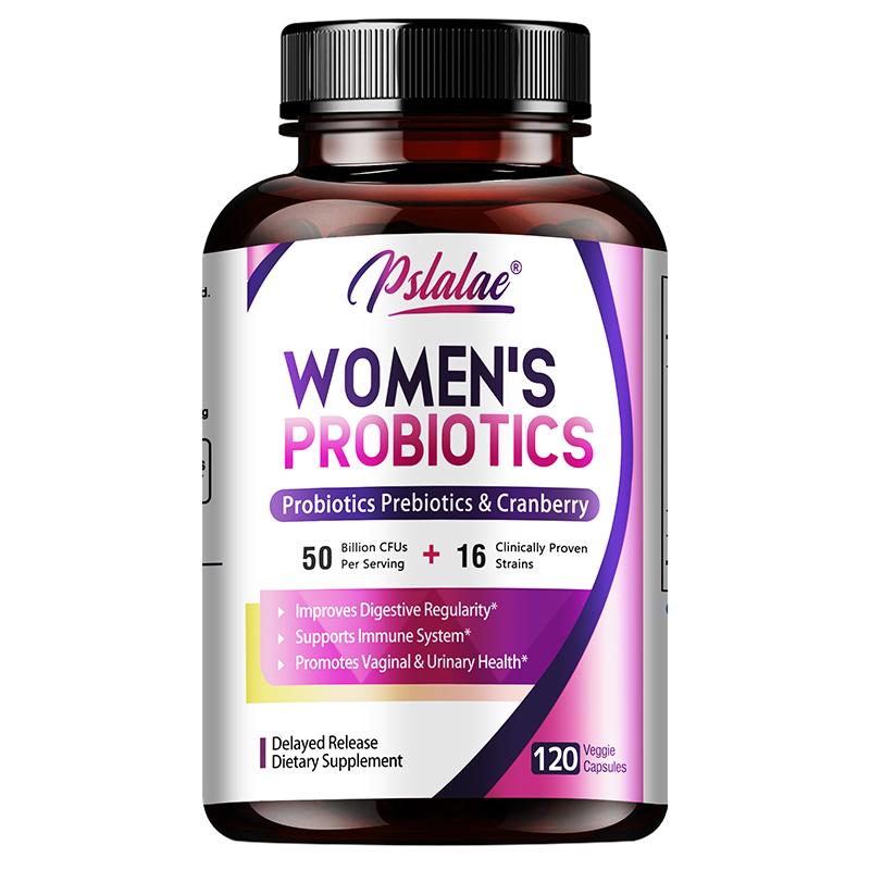 Pslalae - Probiotische Kapseln für Frauen - Verdauungs-, Immun- sowie Vaginal- und Harnweggesundheit 120*1