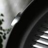 Portable 9.5Inch Nonstick Cooking Pan With Striped Bottom Skillets For Even Heat Distribution And Easy Cleaning