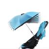 Protective Umbrella Baby Strollers Sun Blocker Flexible Angles for Strollers, Sun Safe Fabric Effortlessly Attachment