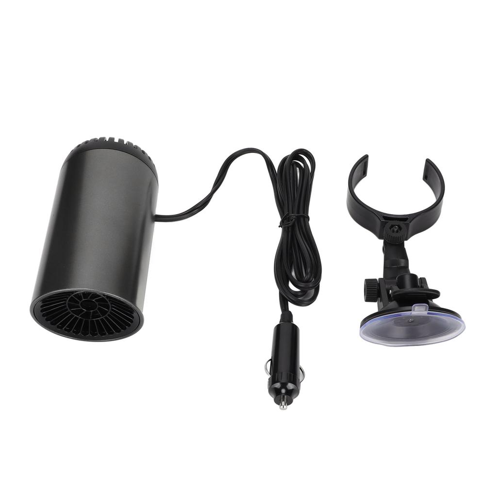 Cup Shape Car Warm Air Blower Fast Heating 180 degrees  Rotating Mini Car Heater with Bracket for Cars