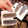 Korean Rhinestone Diamond-Edge Hairpin for Women: Stylish One-Word Clip for Bangs and Side Hair
